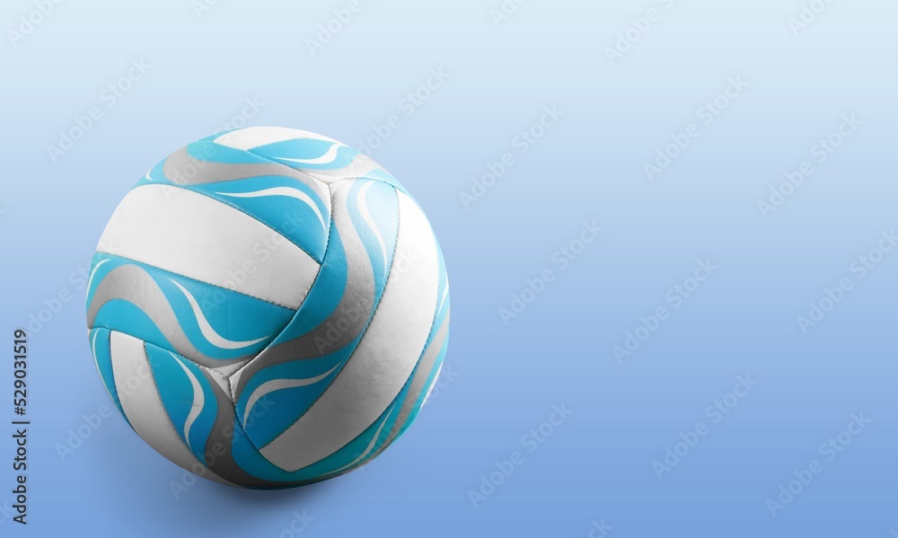 A ball Football compact size and foam core on the background