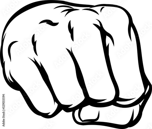 Comicbook Style Fist