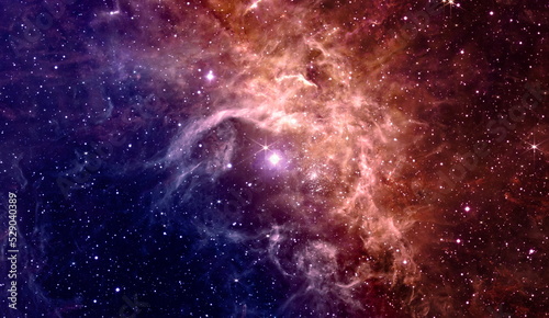 Fototapeta Naklejka Na Ścianę i Meble -  Cosmic Tarantula  abstraction space background for design. Deep Space with Cosmic Clouds Stars and Planets background - panorama of dark outer space . Elements of this image furnished by NASA