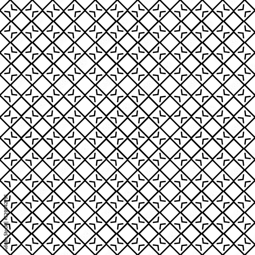 Black and white seamless pattern texture. Greyscale ornamental graphic design. Mosaic ornaments. Pattern template. Vector illustration. EPS10. Black and white seamless pattern texture. Greyscale ornamental graphic design. Mosaic ornaments. Pattern template. Vector illustration. EPS10.