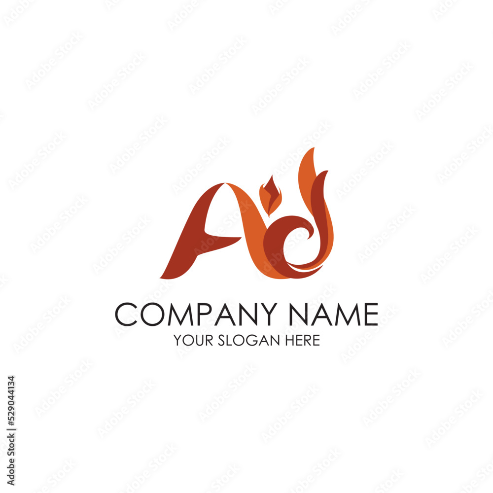 initial flame logo design concept initial flame logo design concept