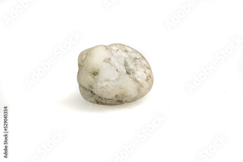 quartz stone on a white isolated background