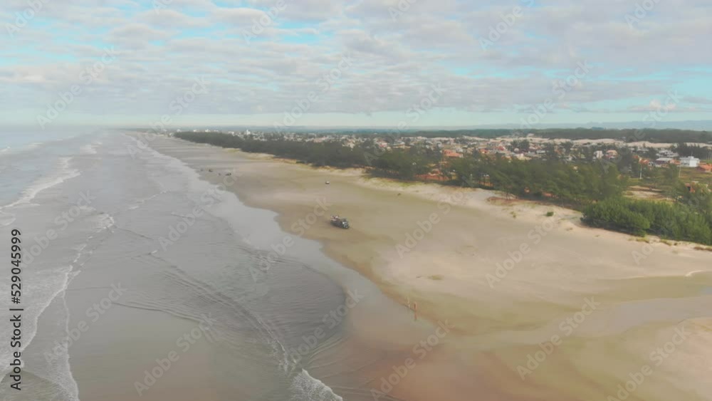 Pesca praia Santa Catarina