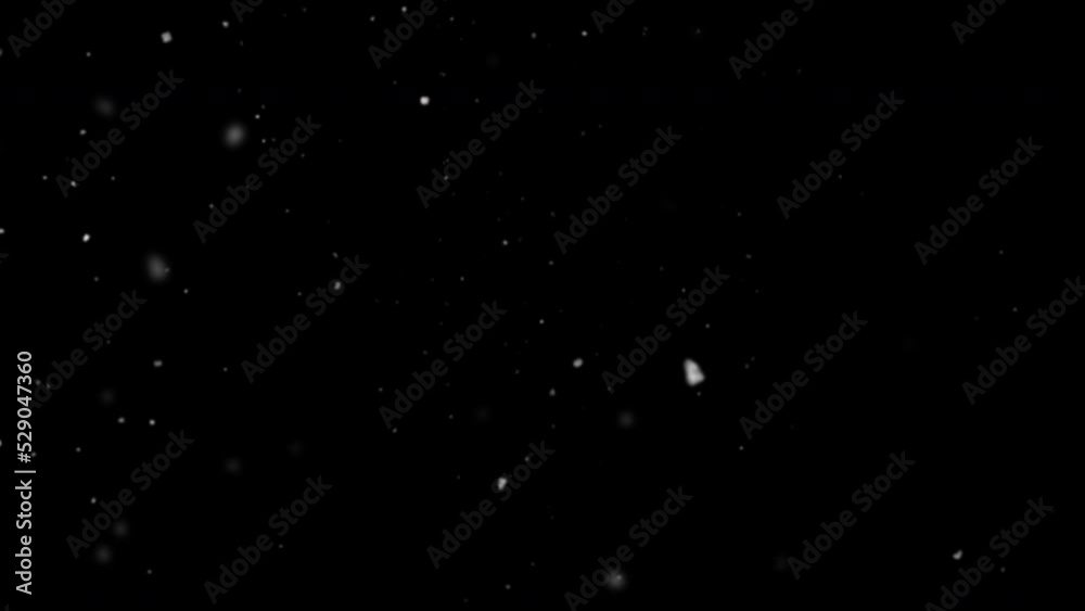 Animation of slowly falling snow. Alpha channel. Christmas snow. Animation of slowly falling snow. Alpha channel. Christmas snow.