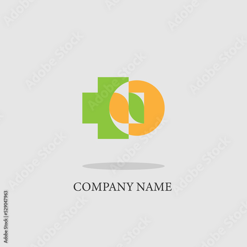 Vector of a pharmaceutical company logo idea