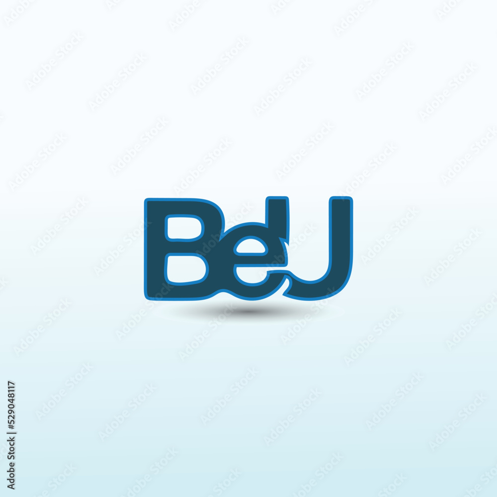 letter BEU vector logo design letter BEU vector logo design
