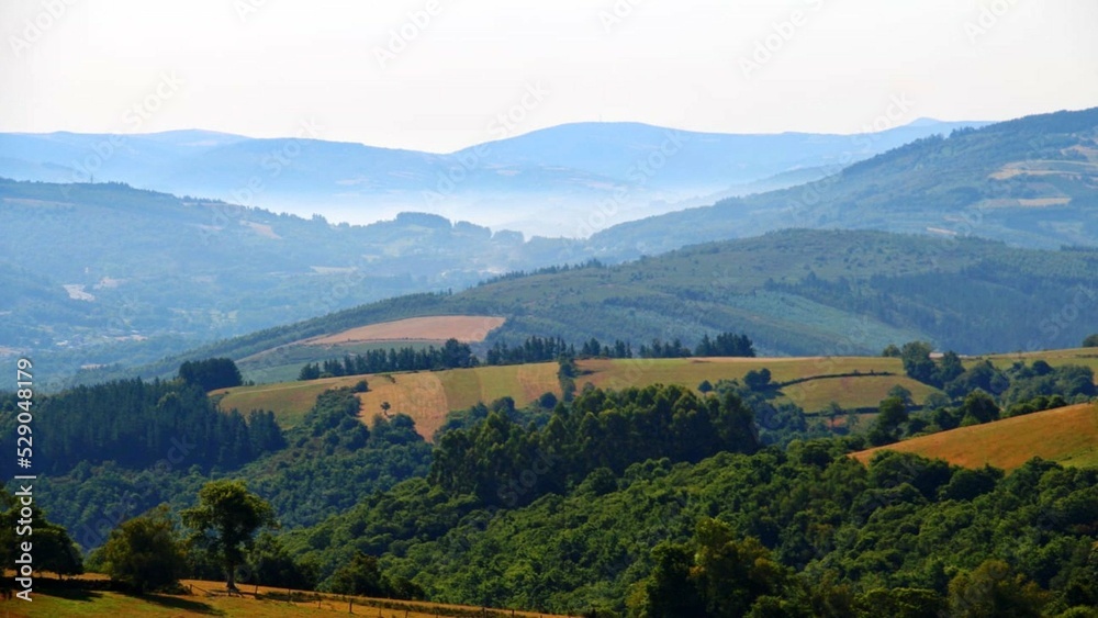 Montañas de As Nogais en Galicia