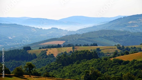 Montañas de As Nogais en Galicia