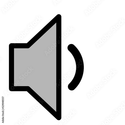 Sound sign vector, Sound mute, IIcon showing the mute, Sound levels vector, Sound sign,