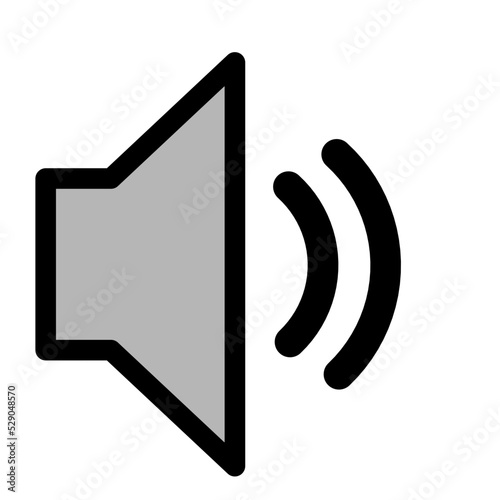 Sound sign vector, Sound mute, IIcon showing the mute, Sound levels vector, Sound sign,