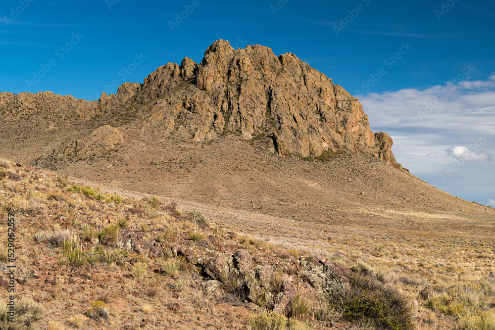 8,420 Foot,  Indian Head is a dramatic volcanic rock formation located on BLM land on the western edge of the San Luis Valley near Del Norte, Colorado.