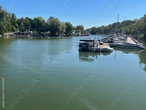 boats on the lake