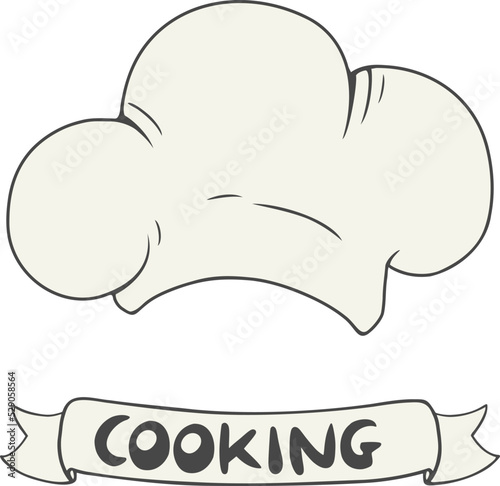Cooking hat and cooking message