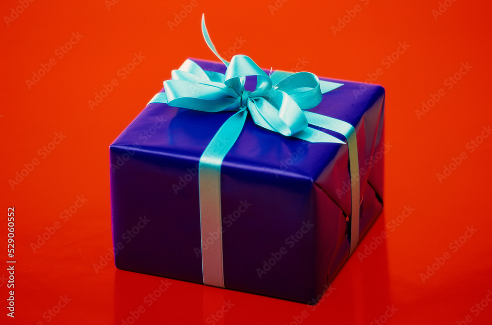 Close-up of a wrapped gift Close-up of a wrapped gift