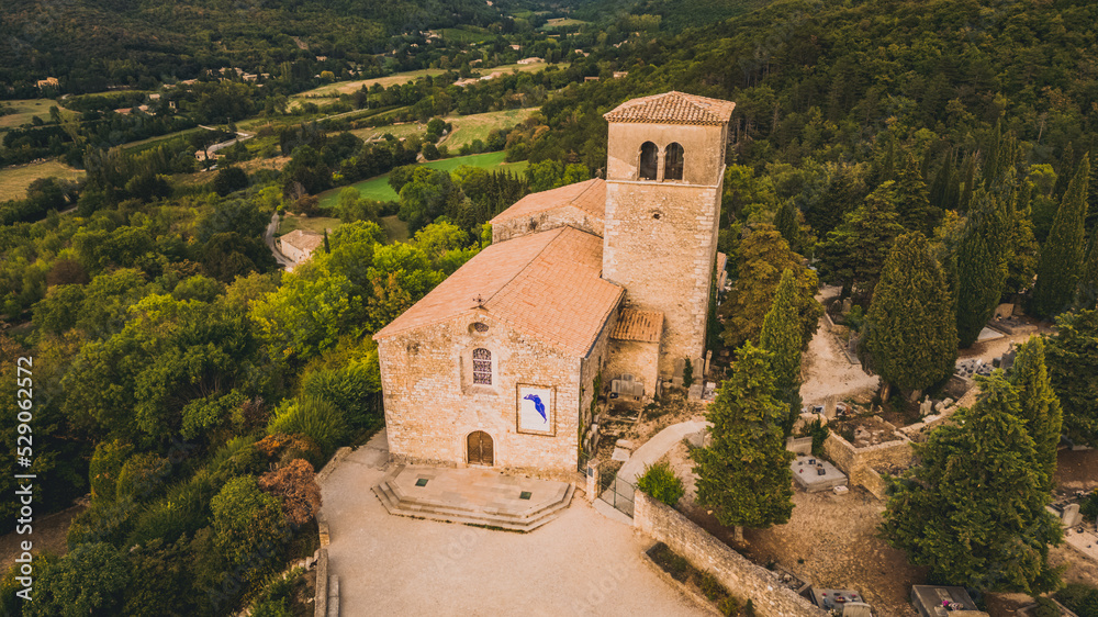 The Sainte-Foy de Mirmande Chapel is located in Mirmande, in the Drôme department in France.