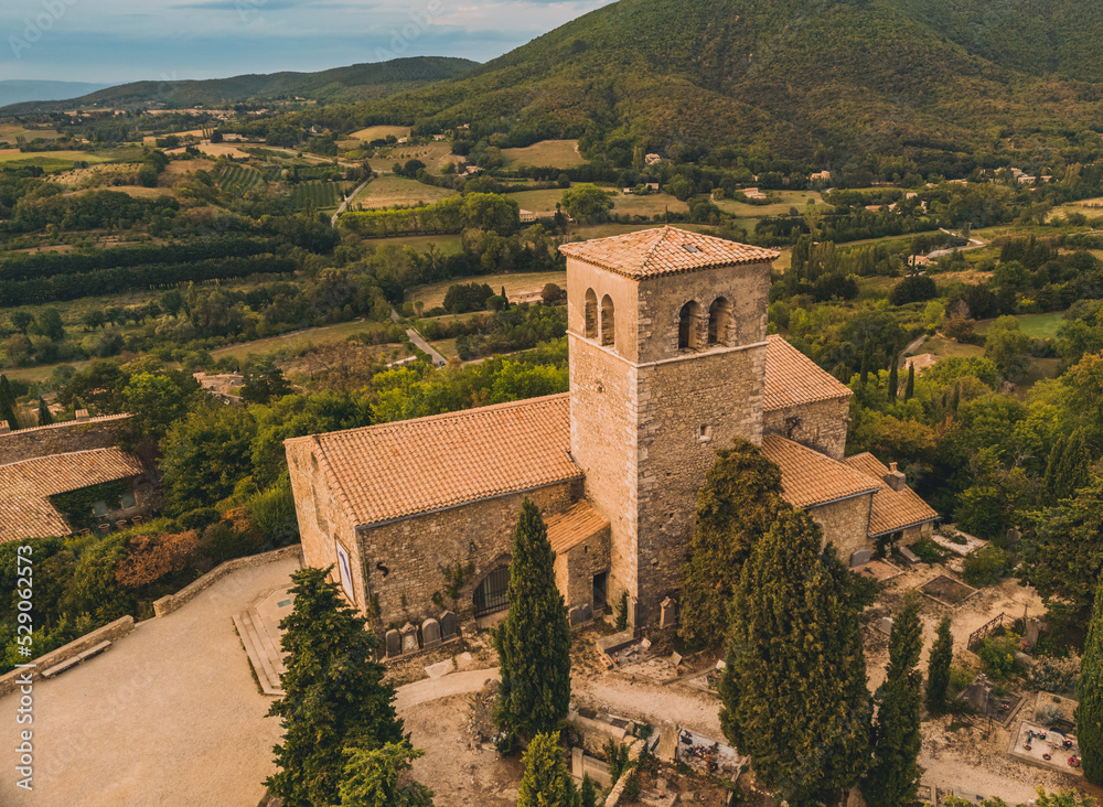 The Sainte-Foy de Mirmande Chapel is located in Mirmande, in the Drôme department in France.