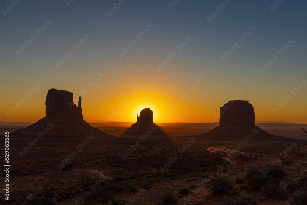 Sunrise over Monument Valley Panorama