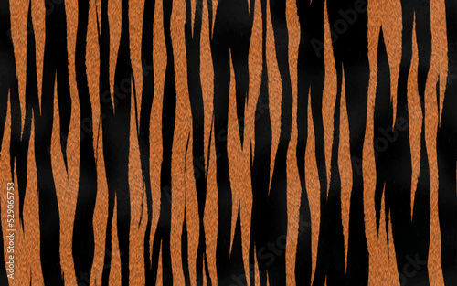 camouflage tiger seamless pattern texture light orange background and black stripes elegant pattern furry fashion