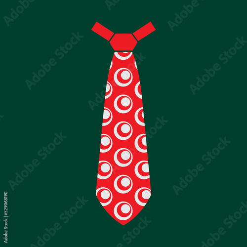 vector tie green background