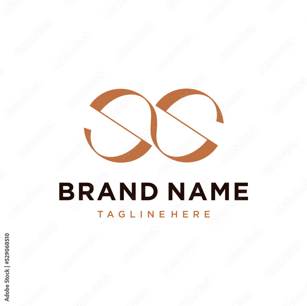 Monogram Initial Letter SS Logo Design. Business Initial Icon Vector Monogram Initial Letter SS Logo Design. Business Initial Icon Vector