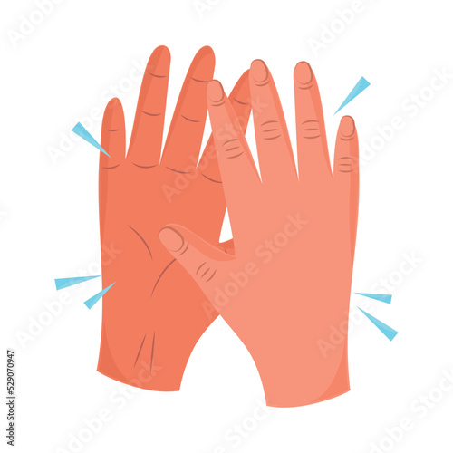 clapping hands gesture