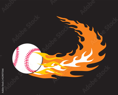 baseball ball , vector  illustration 