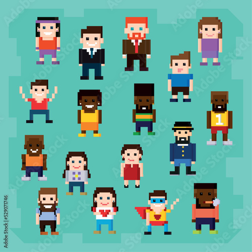 set people pixel 8 bit
