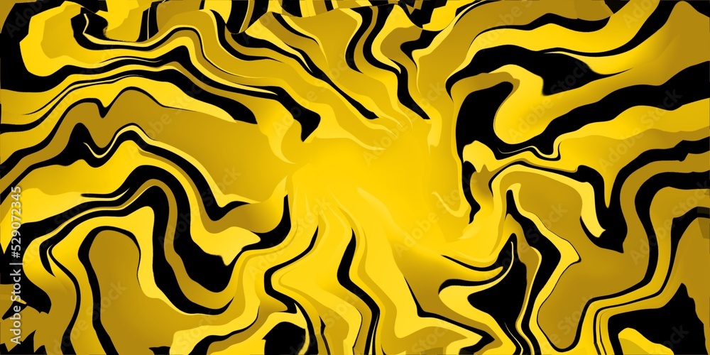 Abstract yellow and black wavy background, yellow abstract liquify background Abstract yellow and black wavy background, yellow abstract liquify background