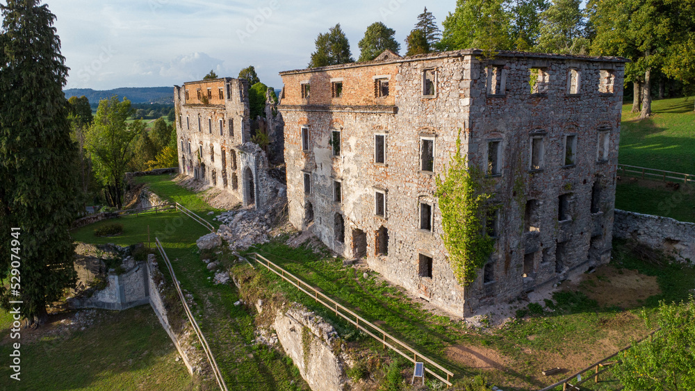 remains of Haasberg Castle
Planina, Slovenia