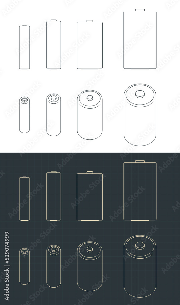 Batteries blueprints Batteries blueprints