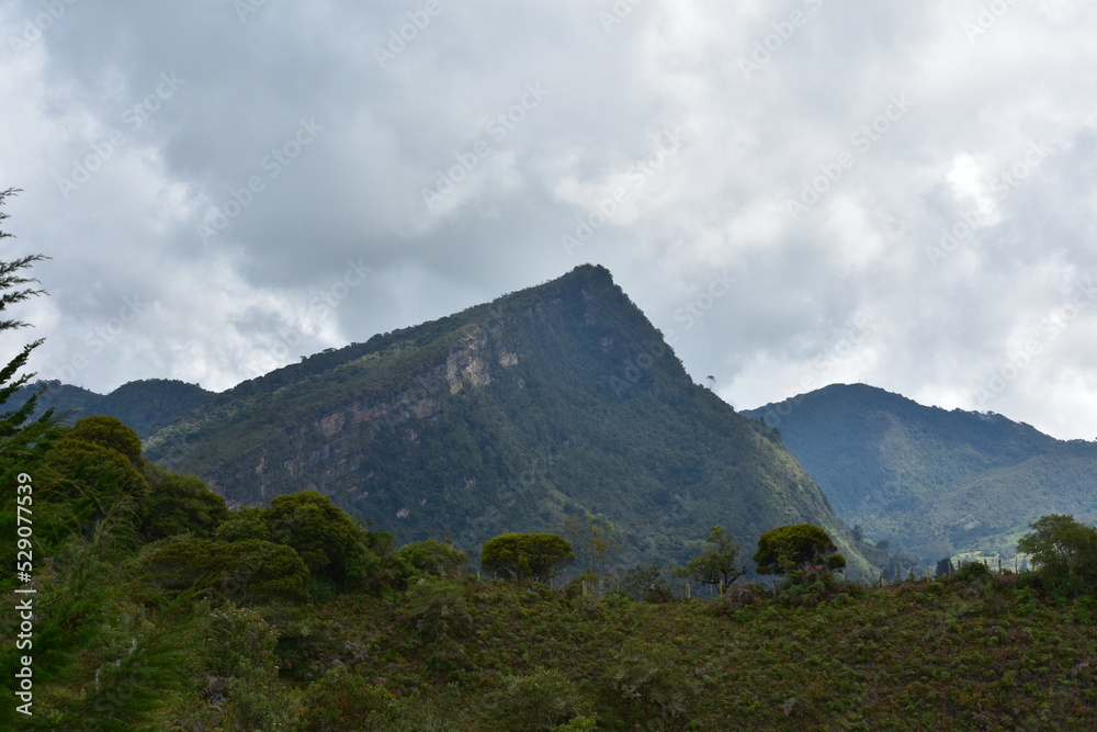 clouds over the mountain