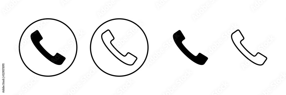 Call icon vector. telephone sign and symbol. phone icon. contact us