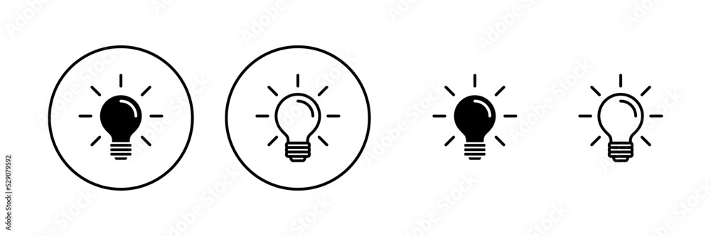Lamp icon vector. Light bulb sign and symbol. idea symbol. Lamp icon vector. Light bulb sign and symbol. idea symbol.