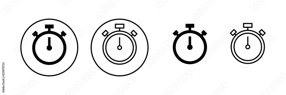 Stopwatch icon vector. Timer sign and symbol. Countdown icon. Period of time Stopwatch icon vector. Timer sign and symbol. Countdown icon. Period of time