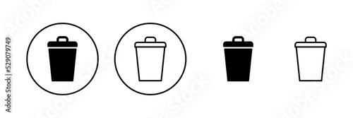 Trash icon vector. trash can icon. delete sign and symbol. © avaicon