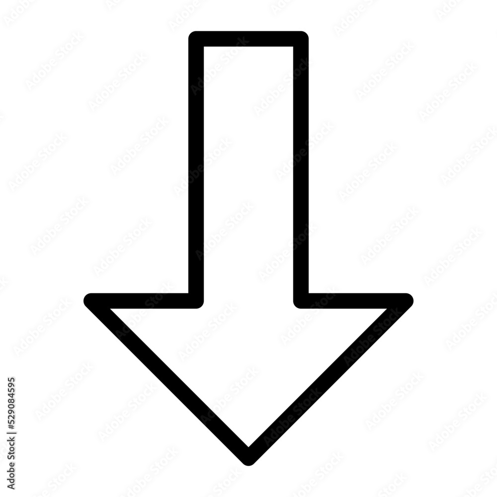 download line icon download line icon