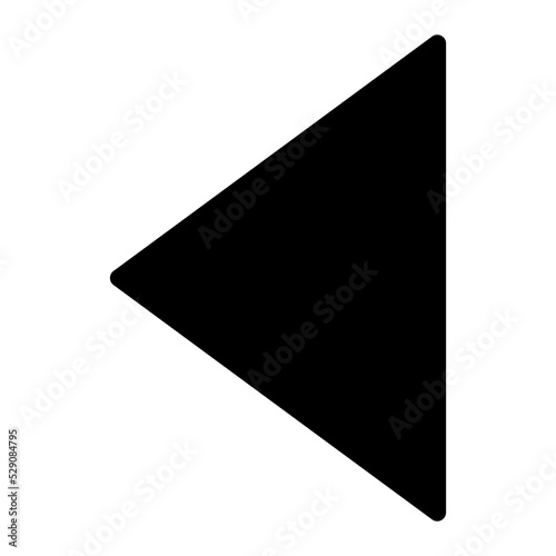 Free Download left arrow glyph icon - GFXLoad