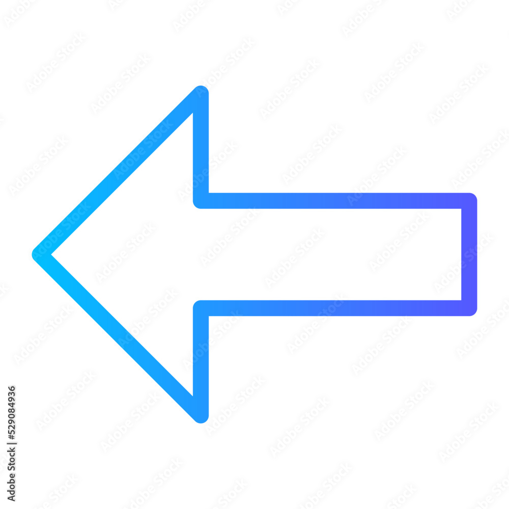 left arrow gradient icon left arrow gradient icon