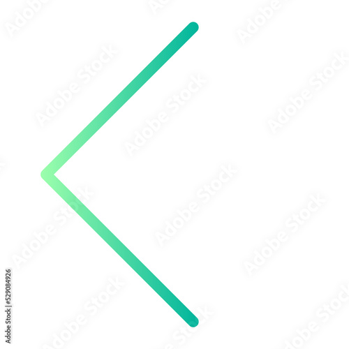 left arrow gradient icon © Sentya