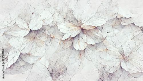 Fototapeta Naklejka Na Ścianę i Meble -  Patterns Barely visible in/on White or light background, slightly textured | Digital Illustration, Background, Wallpaper, Colors: Bright, White, Light Grey | 8k, Top View, particles, flat