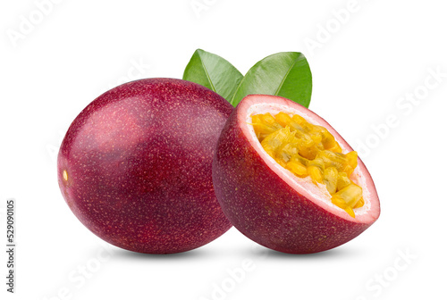 Passion fruit isolated on transparent (png)