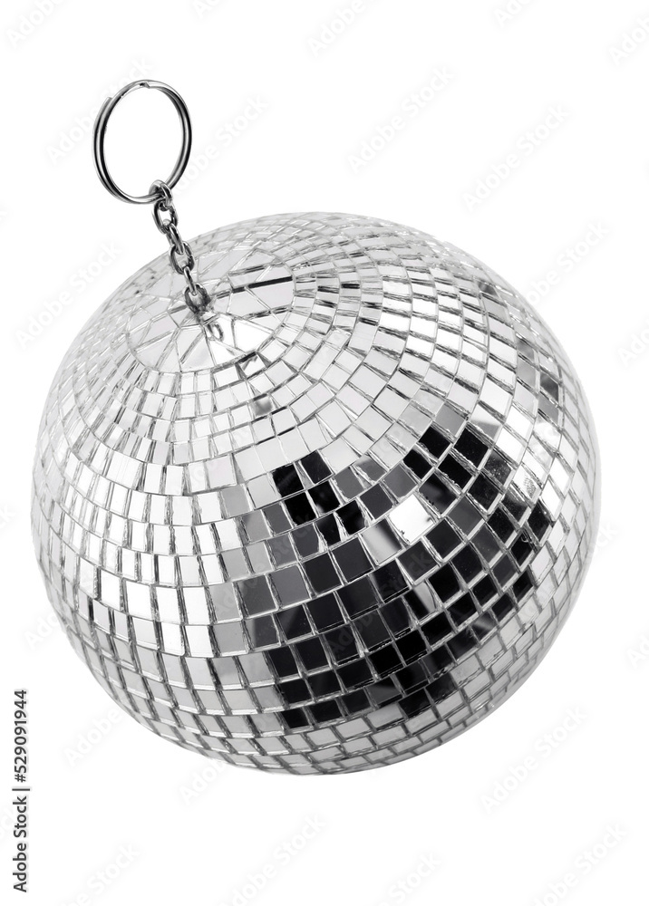 Fototapeta premium Retro disco ball transparent