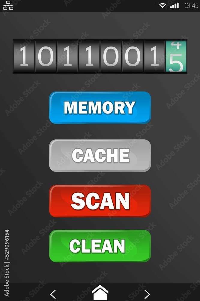 Mobile display with memory cleaner Mobile display with memory cleaner