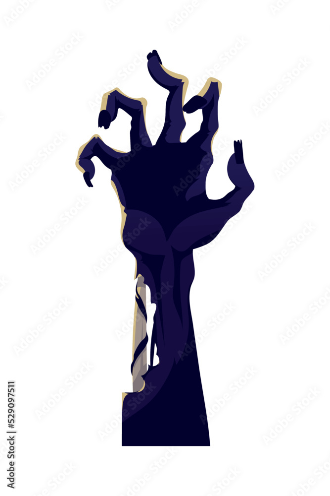 Fototapeta premium halloween zombie hand