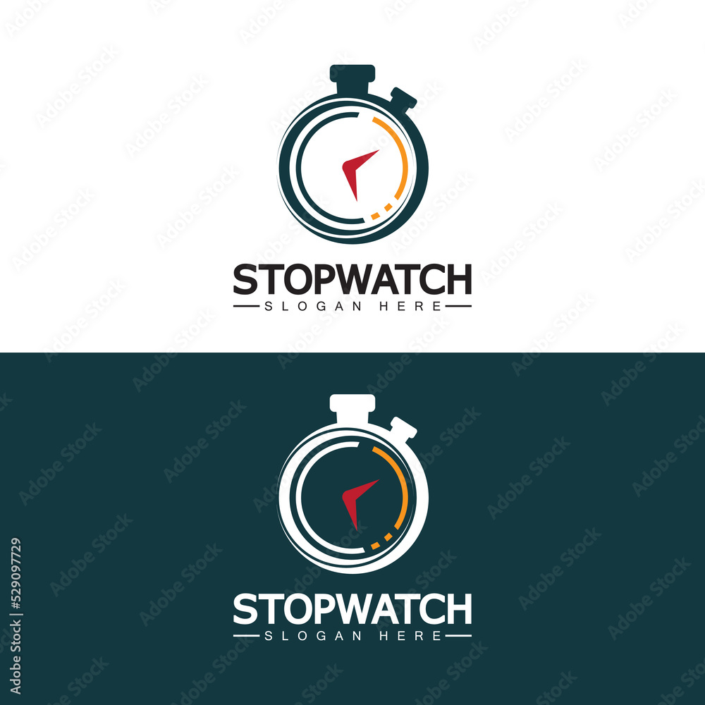 Stopwatch timer logo design vector icon symbol illustration template Stopwatch timer logo design vector icon symbol illustration template