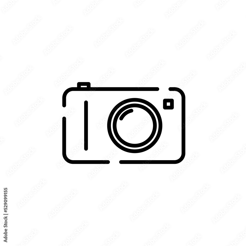 Camera, Photography, Digital, Photo Line Icon Vector Illustration Logo Template. Suitable For Many Purposes. Camera, Photography, Digital, Photo Line Icon Vector Illustration Logo Template. Suitable For Many Purposes.