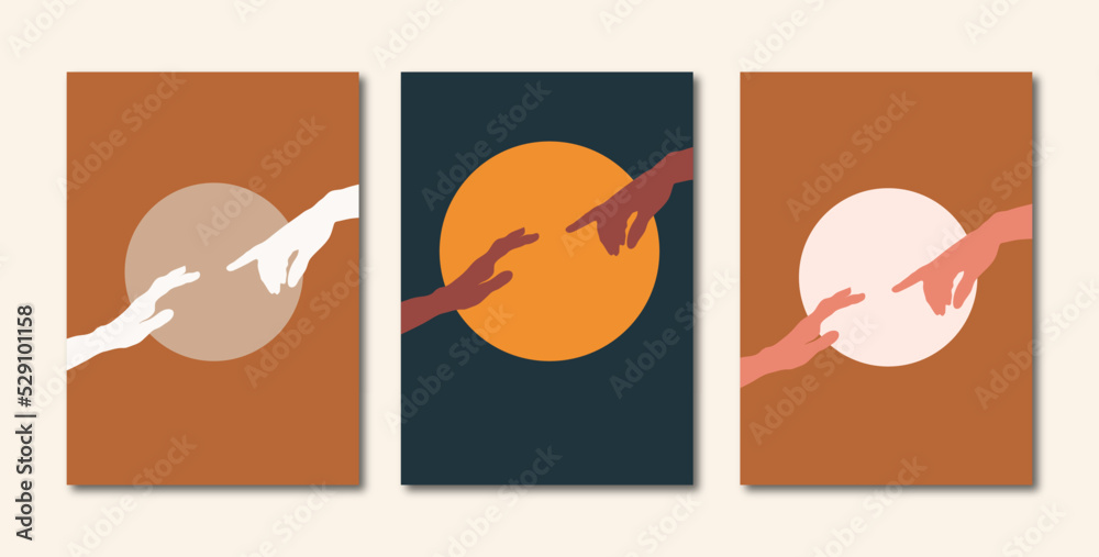 Set of one two hand drawing abstract natural minimal aesthetic mid century modern scenery landscape contemporary boho poster Set of one two hand drawing abstract natural minimal aesthetic mid century modern scenery landscape contemporary boho poster
