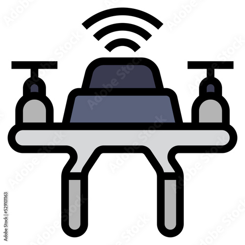 drone technology icon