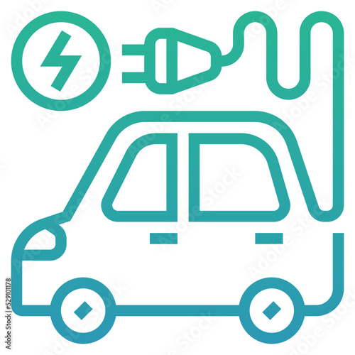 electric vehicle icon