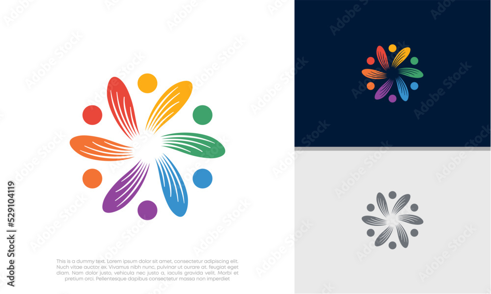 Global Community Logo Icon Elements Template. Community human Logo template vector. Community health care. Abstract Community logo. Human Resources Consulting Company. Global Community Logo Icon Elements Template. Community human Logo template vector. Community health care. Abstract Community logo. Human Resources Consulting Company.